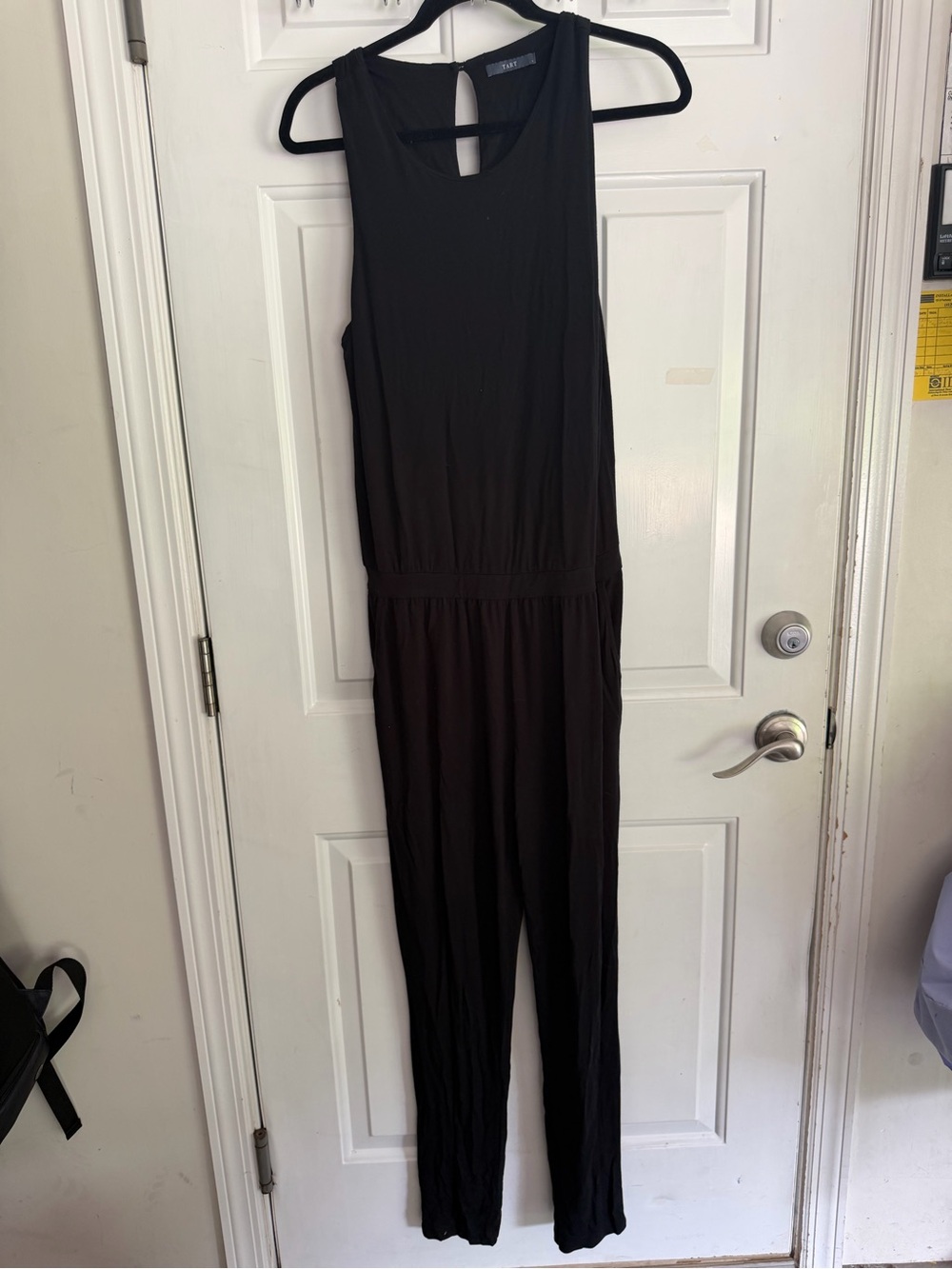 Tart Black Sleeveless Jumpsuit